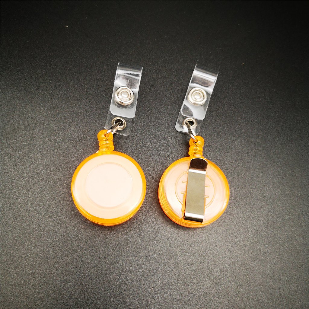 wholesale custom cheap round yoyo pull keychain retractable name medical nurses accessories id card badge clip holder reels