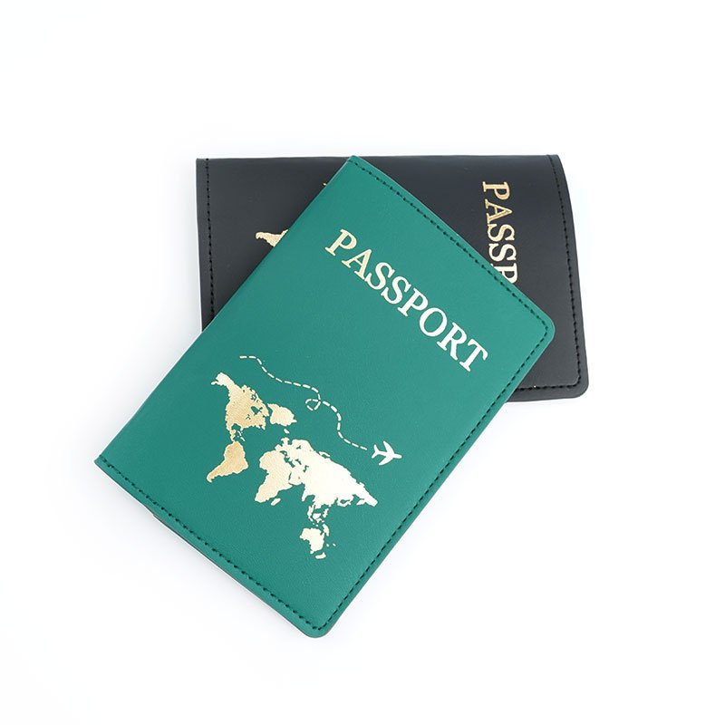 Pu Leather Passport Cover For Cards Travel Passport Holder Document Organizer Case For Family