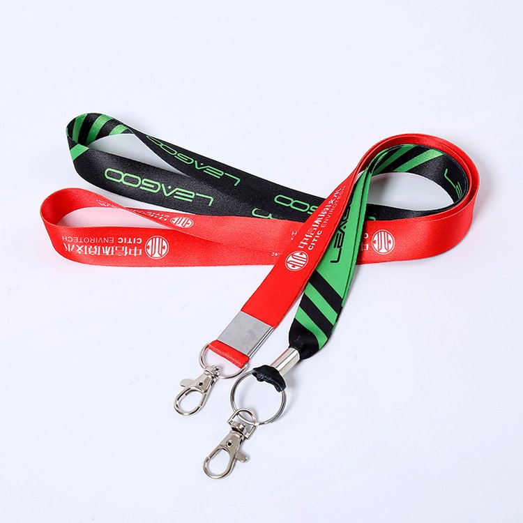 Amerpromo Lanyards Id Badge Holder ID Card Pass Gym Mobile Phone USB Badge Holder Hang Rope Lanyard Key Strap