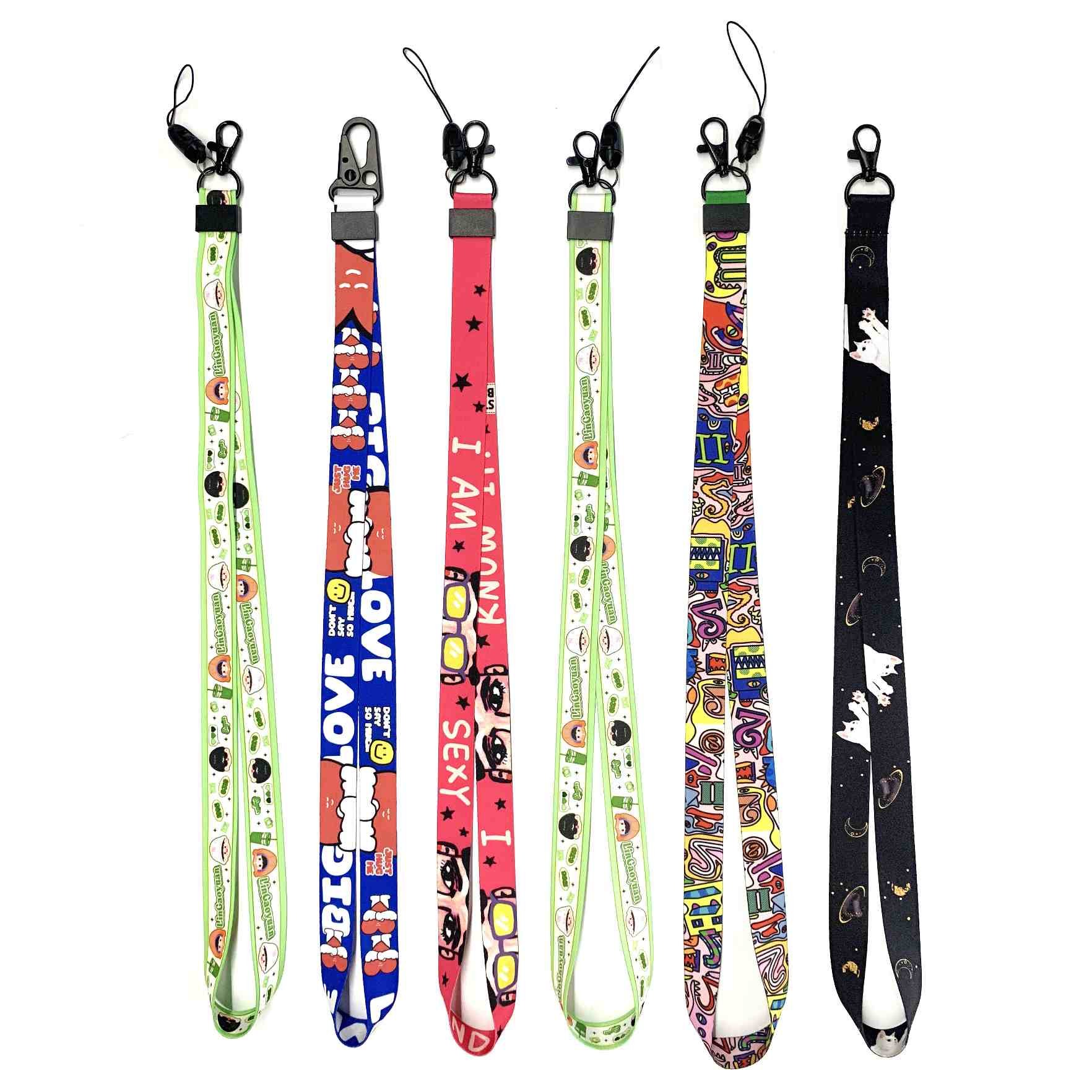 Woven Badge Holder Wood Embroidery Cartoon Black 60w Wood Badge Sublimation Blanks With Reel Plastic Logo Lanyards