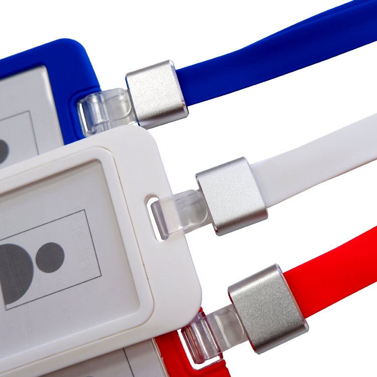 Promotional Work ID Card Badge Holder Neck Strap Phone Lanyard With Printing Logo Custom Polyester Lanyard