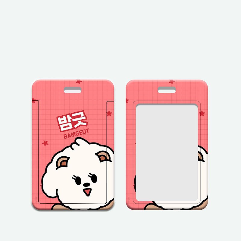 Custom Student Meal Card Holder Professional Bus Meal Badge UV and Offset Printed Plastic Txt Card With Japanese Korean Style