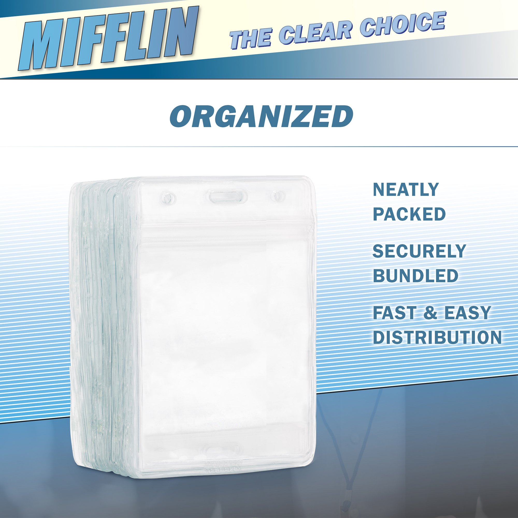 Wholesale Vinyl Transparent Plastic Card Holder Stock Cheap Clear Soft Pvc Id Badge Holder