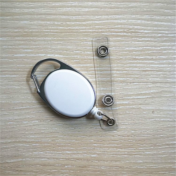 Custom Premium ID Badge Holder- Reel Clip On Card Holders