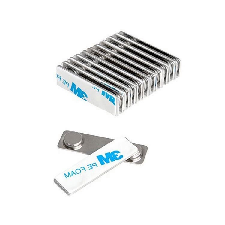Magnetic Name Badge Tag Magnet Neodymium Chest Card For Clothes With Adhesive