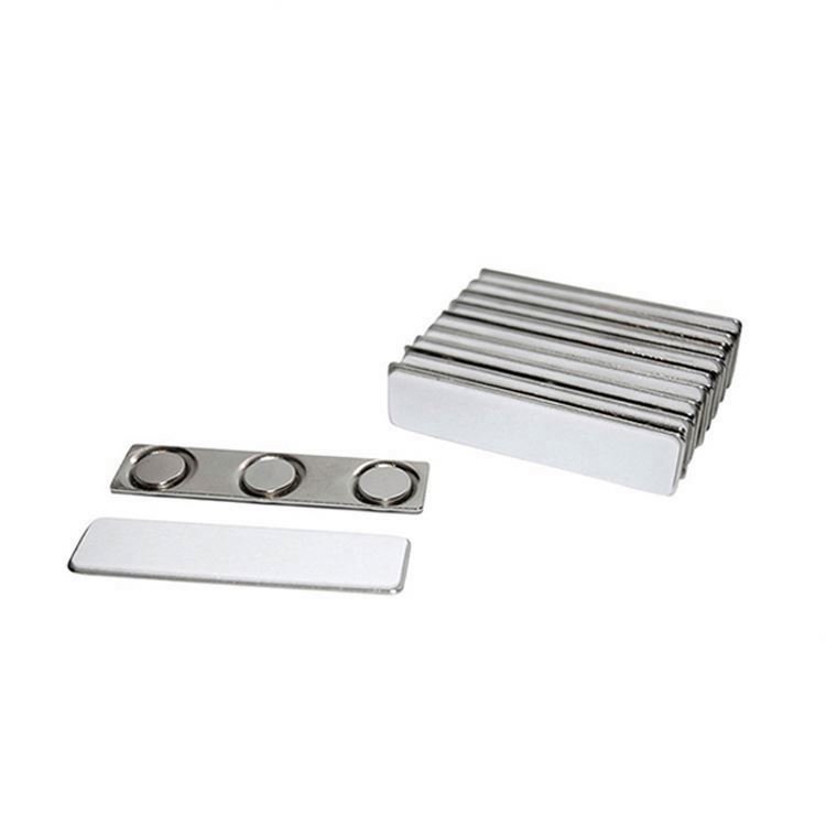 Magnetic Name Badge Tag Magnet Neodymium Chest Card For Clothes With Adhesive