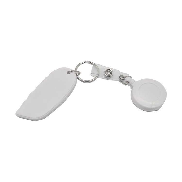 Safety Carton Box Cutter Knife with Retractable Keychain Badge Holder Carabiner Reels Key Holders Chains Nurse ID Badge Clip