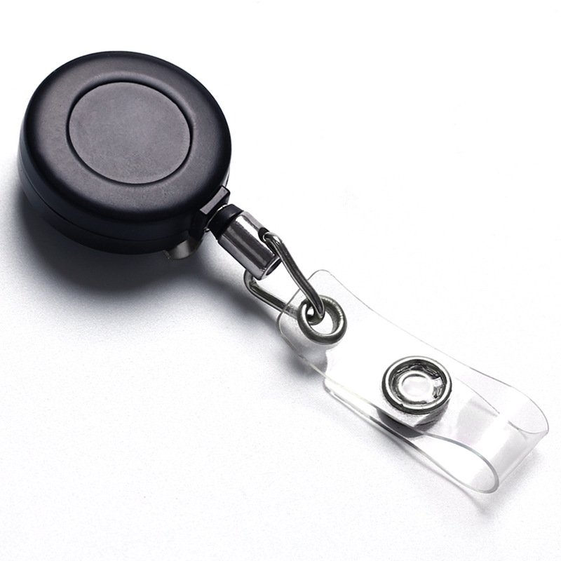 Wholesale 28MM Metal Yoyo Zinc Alloy Round Retractable Nurse Badge holder ID Card Reel Alligator Clip