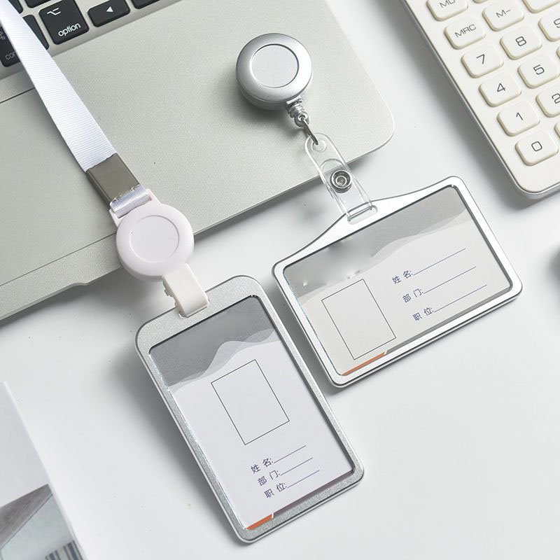 Fashion Vertical Id Card Badge Holder Meta Id L Card Holder Badge