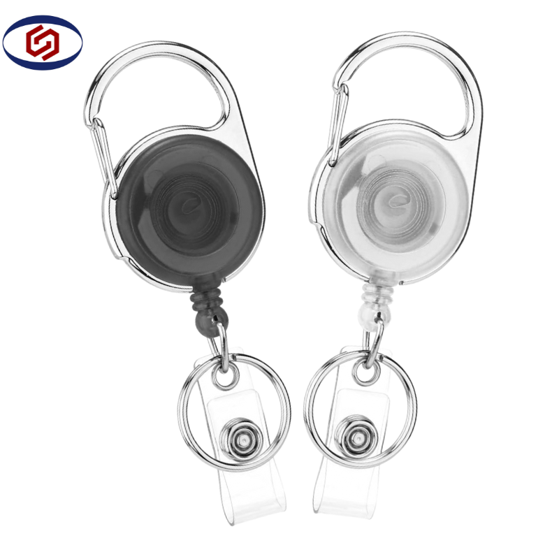 custom logo retractable badge reel