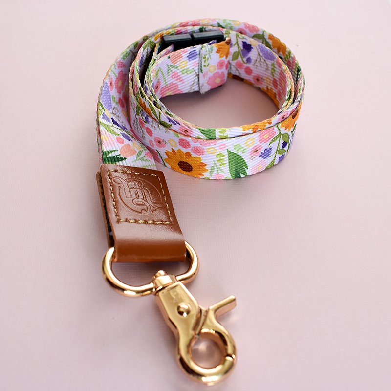 manufacture hot-sale popular designs adjustment kawaii printing Nylon Key Neck Strap Anime Long Keychain Lanyard