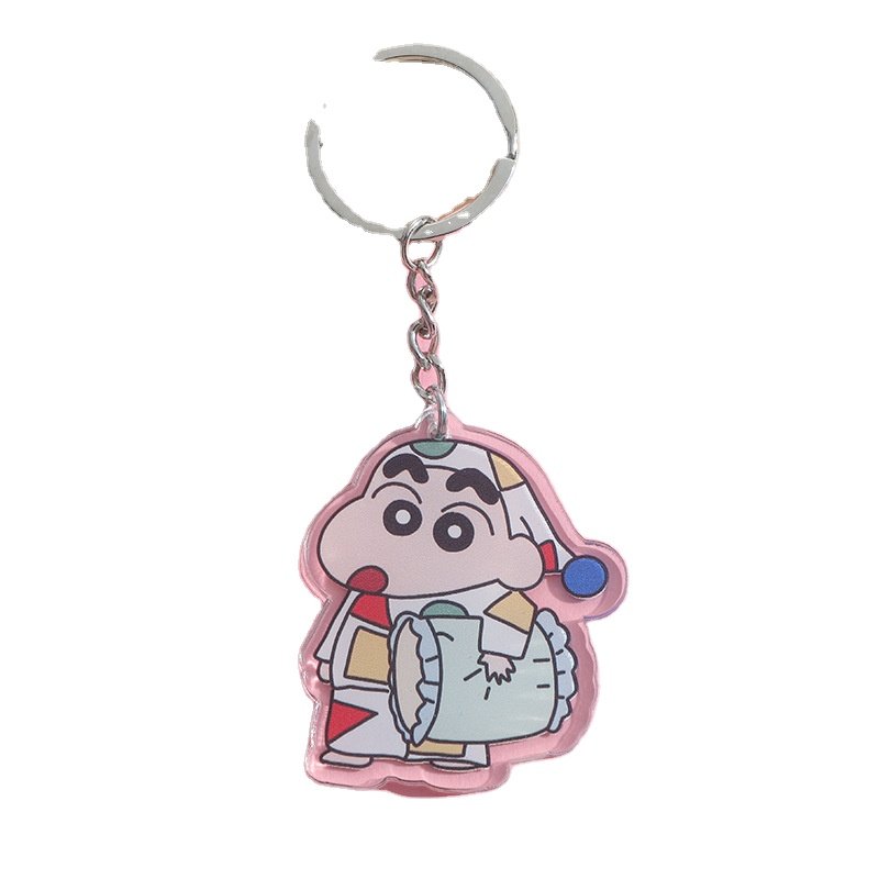 High Quality 3D Lenticular Flips Keyring Bleach 3D Motion Anime Keychains UV PVC Acrylic Stylish Alloy Decorative Features