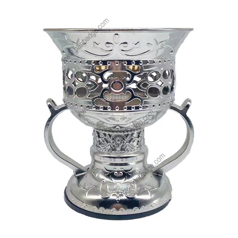Middle East Arabic Metal Mug Style Desktop Charcoal Oud Bakhoor Burner