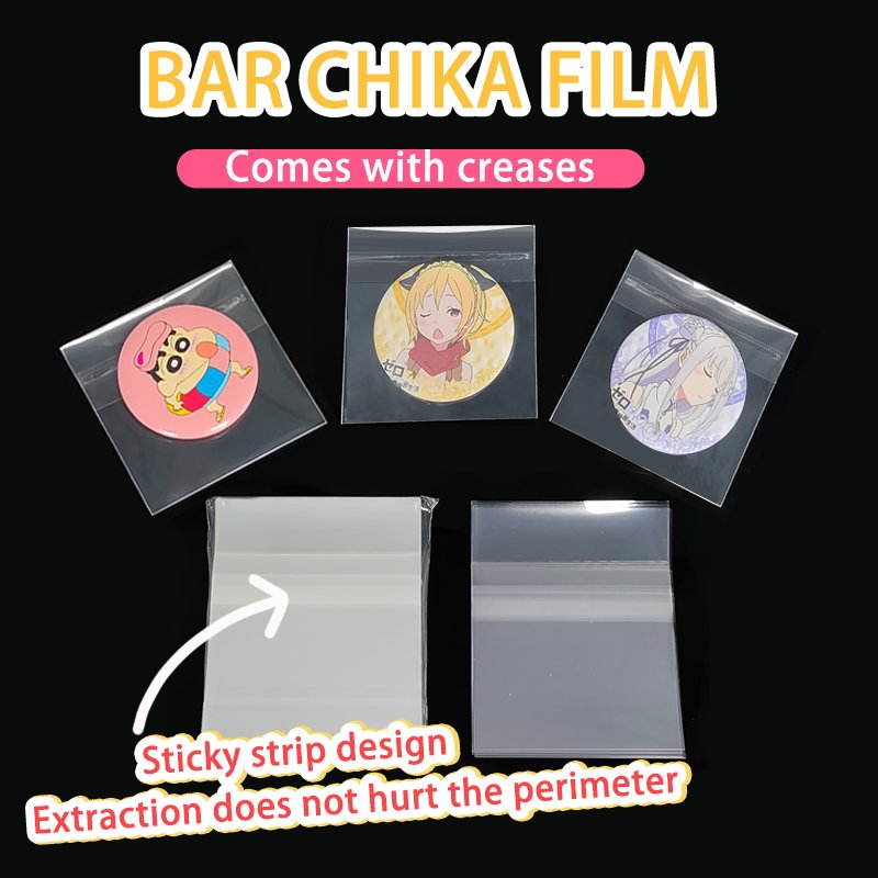 1000PCS 80X80MM HOLOGRAM Protective Badge Sleeves, Little Stars Badge sleeves hologram Holder for 58mm