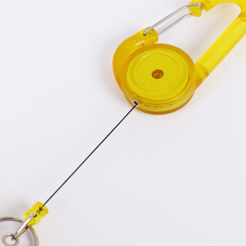 Custom Logo Retractable Badge Reel Transparent Name Office Nurse Accessories ID Badge Holder