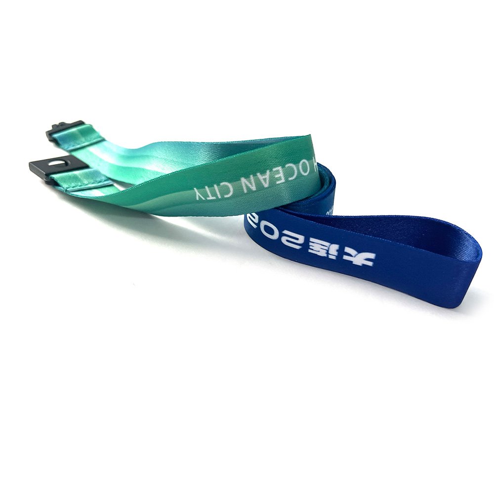 Detachable lanyard keychain with logo custom for medals print neck strap sublimation ribbon lanyard