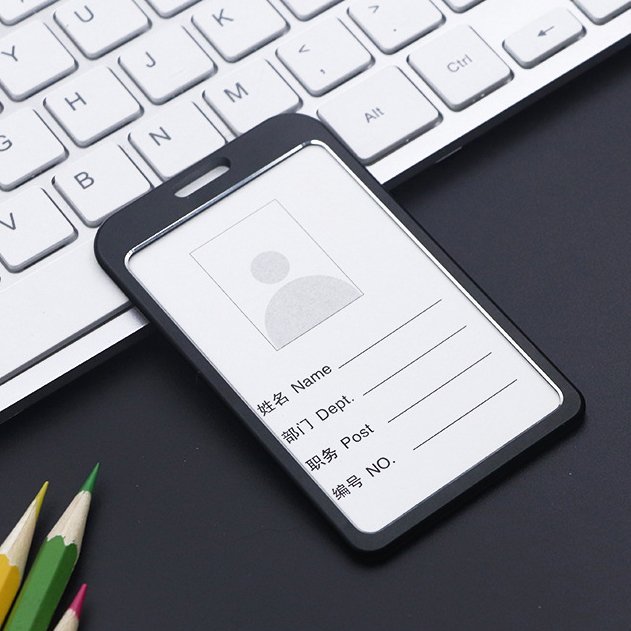 ZXX532 Aluminum Alloy ID Credit Name Card Badge Holder Cover Metal Zinc Alloy Business Name ID Card Holder