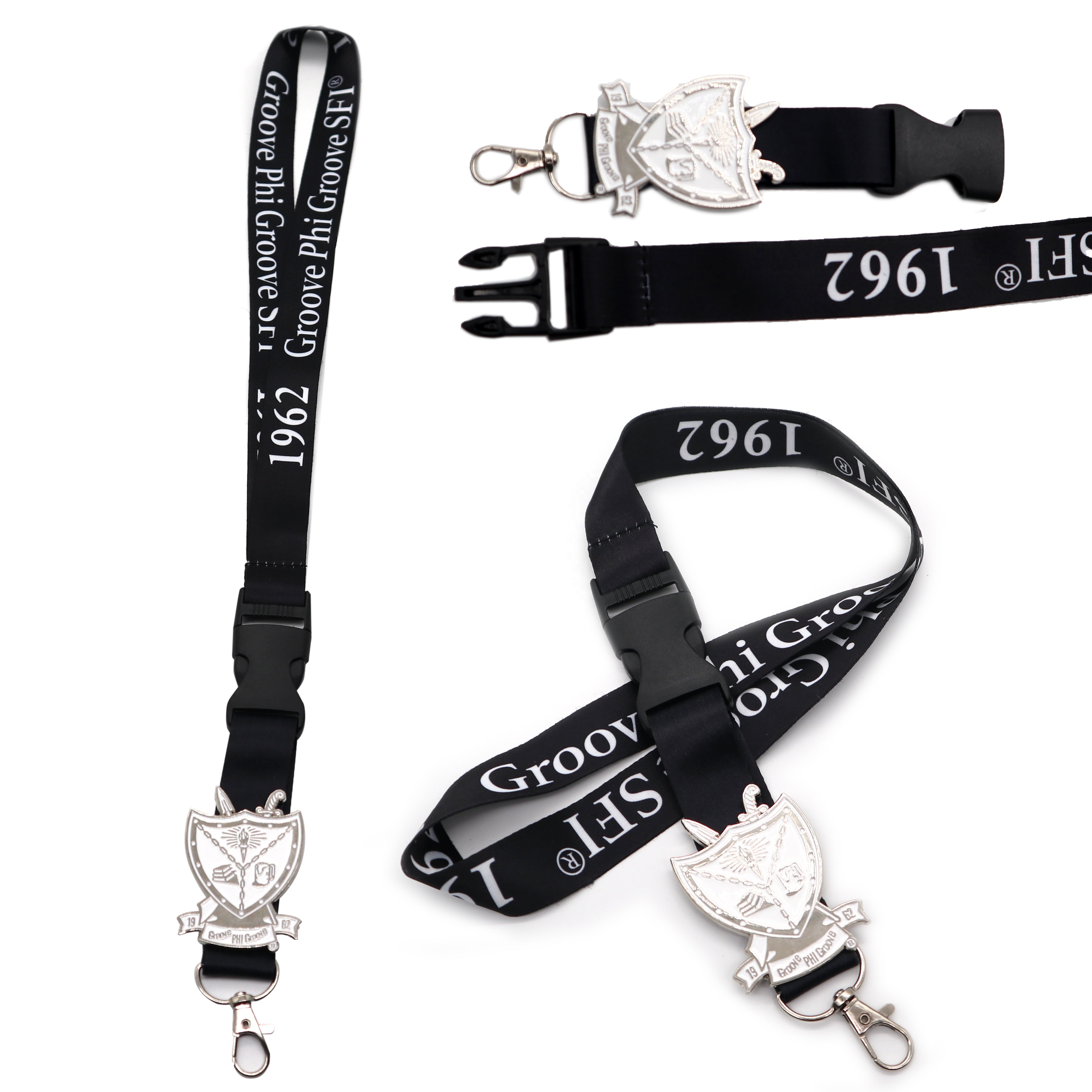 Custom Gamma Phi delta Lanyards id card holder lanyard Neck Strap Key Chain polyester lanyard