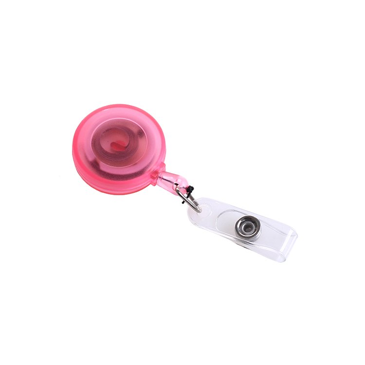 QORI Heavy Duty Keychain Recoil Badge Holder Reel Retractable Key Ring Office Metal Belt Clip ID Name Card Pull Lanyard