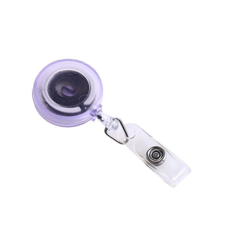 QORI Heavy Duty Keychain Recoil Badge Holder Reel Retractable Key Ring Office Metal Belt Clip ID Name Card Pull Lanyard