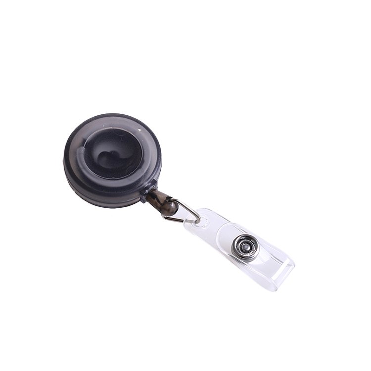 QORI Heavy Duty Keychain Recoil Badge Holder Reel Retractable Key Ring Office Metal Belt Clip ID Name Card Pull Lanyard