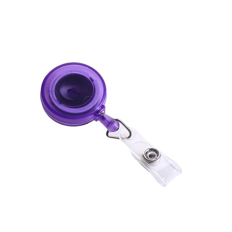 QORI Heavy Duty Keychain Recoil Badge Holder Reel Retractable Key Ring Office Metal Belt Clip ID Name Card Pull Lanyard