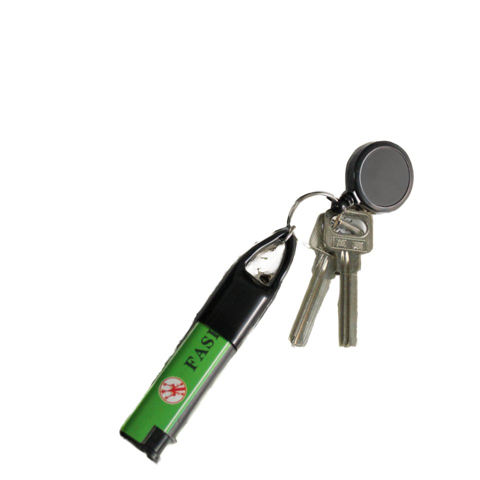 Bestom Retractable ID Badge Reel with Metal Keychain&Clip Convenient Lighter Holder for Belt Badges Customized Nurse Accessories