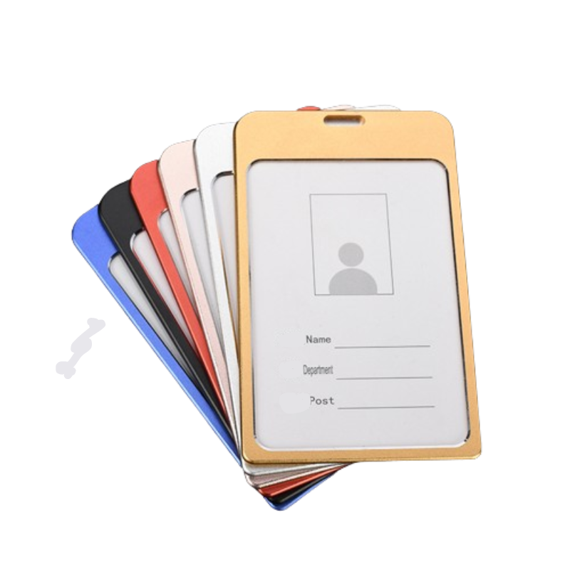 colorful high quality aluminum ID card holder