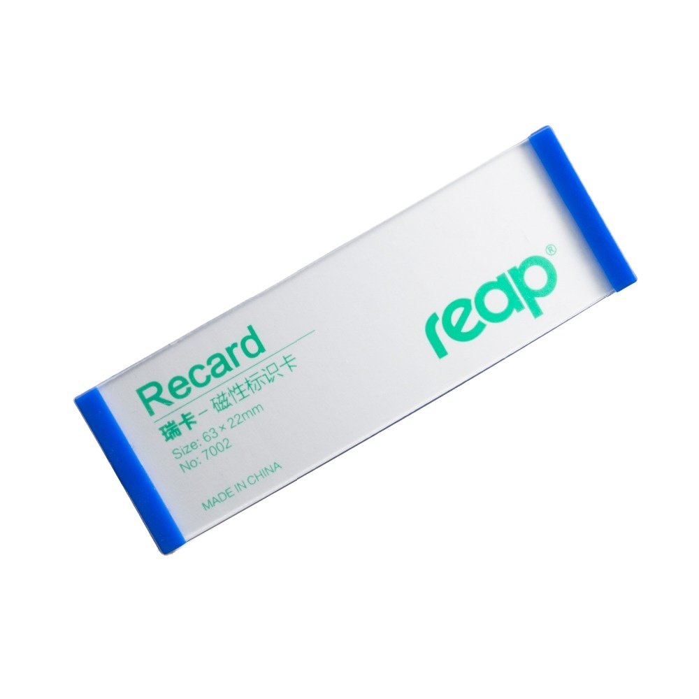 REAP 7002 magnetic badge reusable 6 solid color, 50pcs/box business name badge