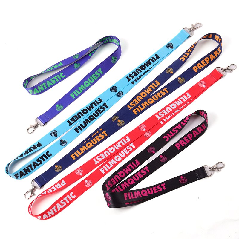 High-quality transfer print lanyard custom Printed neck strap id card holder lanyard