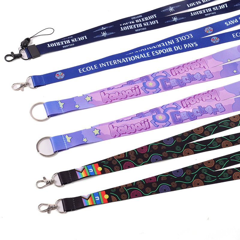 High-quality transfer print lanyard custom Printed neck strap id card holder lanyard