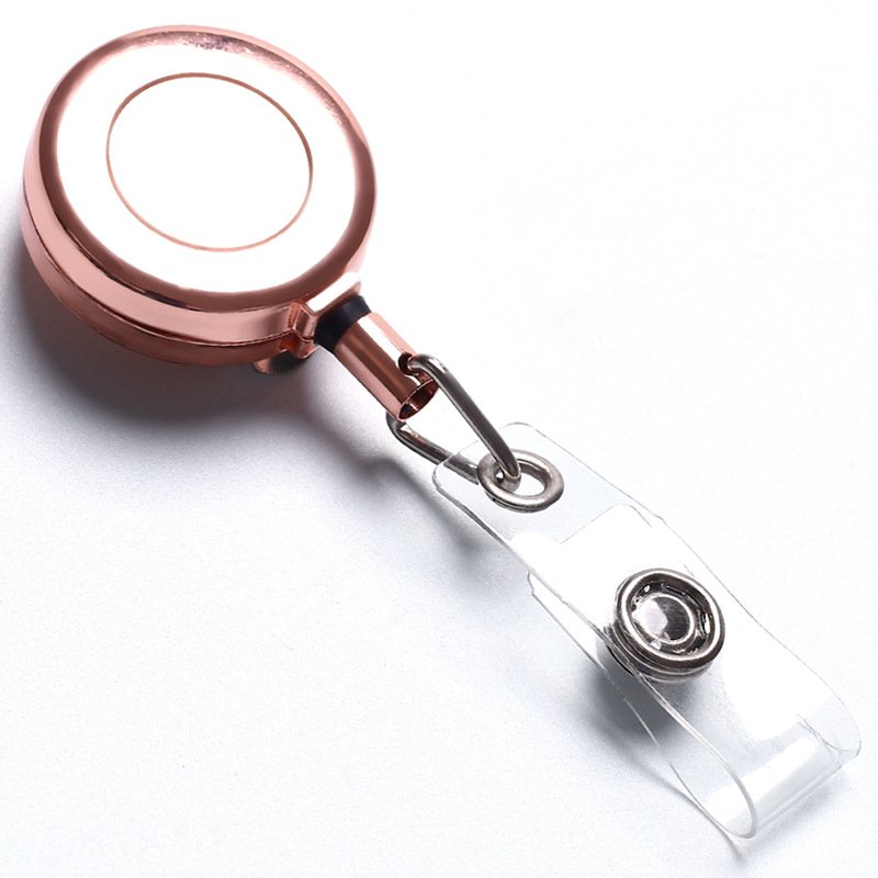 2024 New Badge reel retractable badge metal custom badge holder