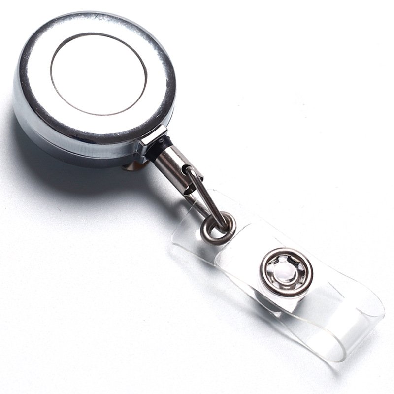 2024 New Badge reel retractable badge metal custom badge holder