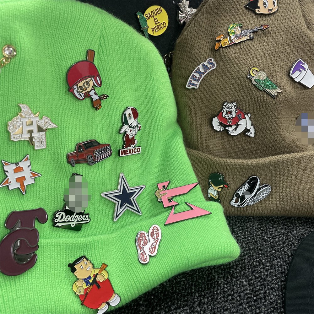 Low MOQ Metal Badges Enamel Mexican Colored Mexico License Plate Pins Lapel Pin For Fishing Man Hat Pin