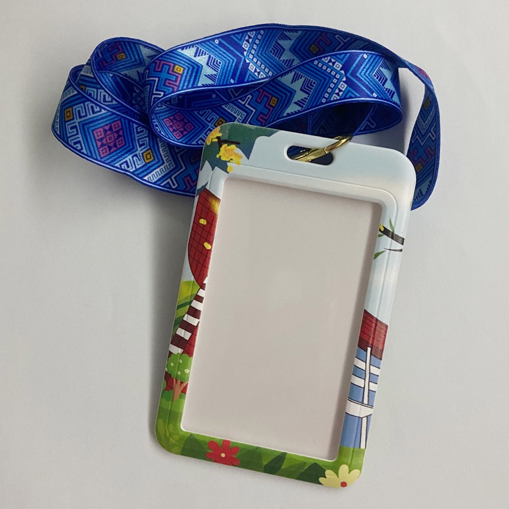Factory Direct Supply Polyester Neck Strap Lanyard Safety Dye Sublimation Card Holder for Other Materials