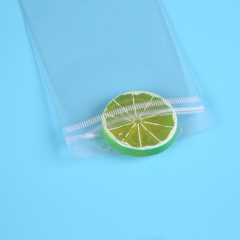 4*3 Inch Waterproof ID Card Holders pvc Custom Business Student Exhibition Id Pouch Name Badge Holder Clear Soft Plastic Bag