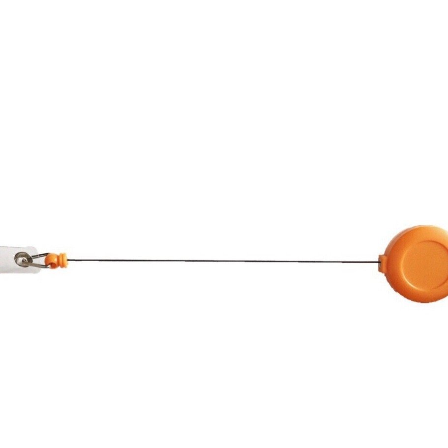 Hot Sale Solid Color Badge Holder Clip Retractable Badge Reel Name Clip Nurse Badge Reel Id Card Holder Clip