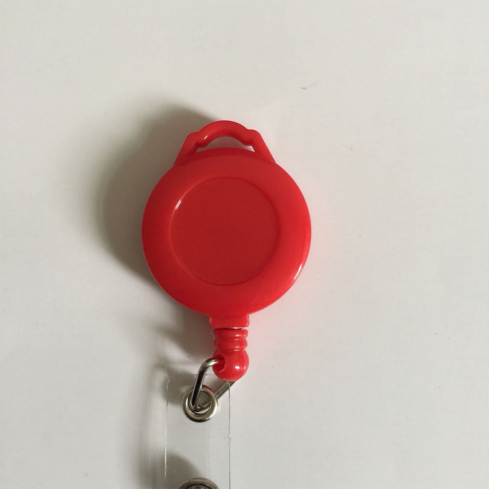 Hot Sale Solid Color Badge Holder Clip Retractable Badge Reel Name Clip Nurse Badge Reel Id Card Holder Clip