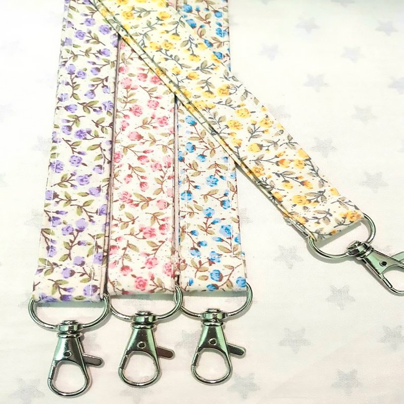 factory made daily use popular designs adjustment kawaii printing Nylon Key Neck Strap Anime Long Keychain Lanyard