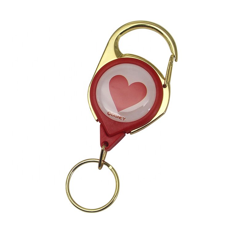Wholesale custom logo flat back black plastic acrylic nurse nursing accessory retractable pull yoyo ID card badge holder reel