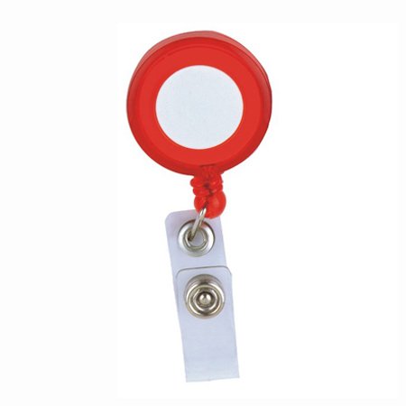 Promotional ID Card Badge Holder Reel Badge Holder with PVC Strap
