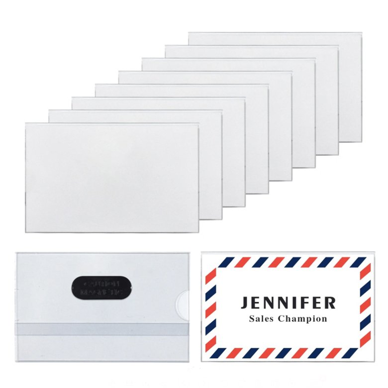 Hot Sale Magnetic Business Card Holder PVC ID Card Holder