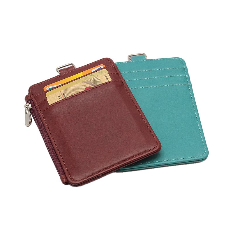Smart ID Badge Holder Credit Card Holder ID Holder Zipper pocket