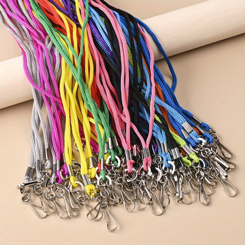 Custom Logo Printed High Quantity Neck Strap Lanyards Polyester Stain Sublimation Badge Reel Id Card Lanyard