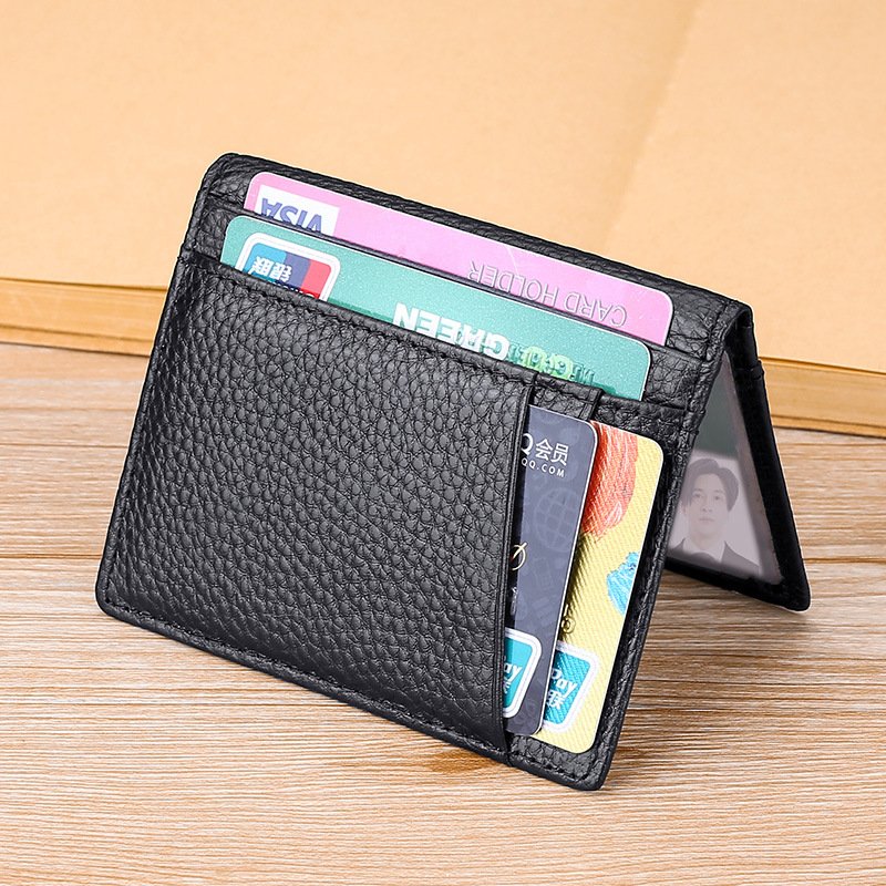Best-Selling Classic Designer Genuine Leather Wallet Men Purses Designer Card Holder Customize Card Holder Wallet