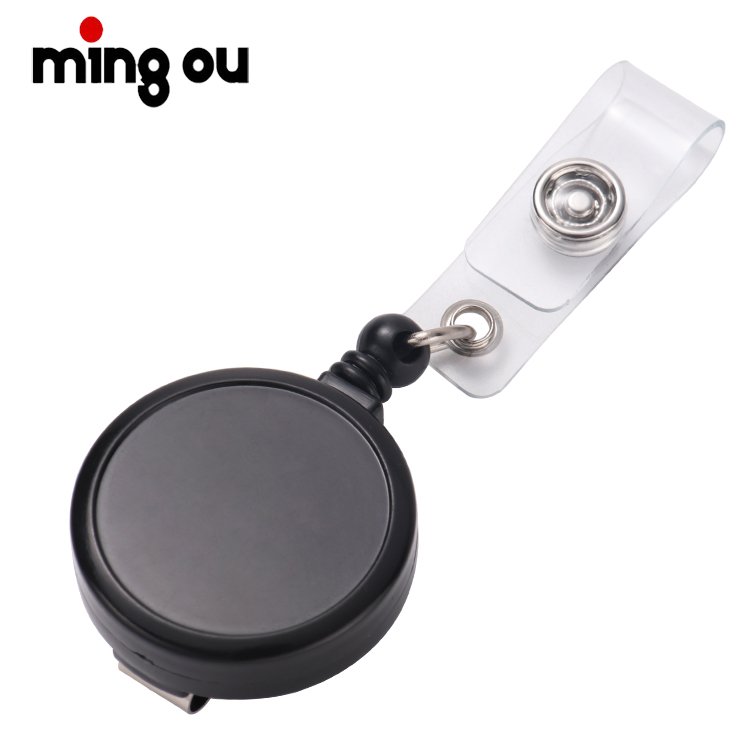 Sublimation Photo Retractable Plastic Badge Holder Reel Clip Holder