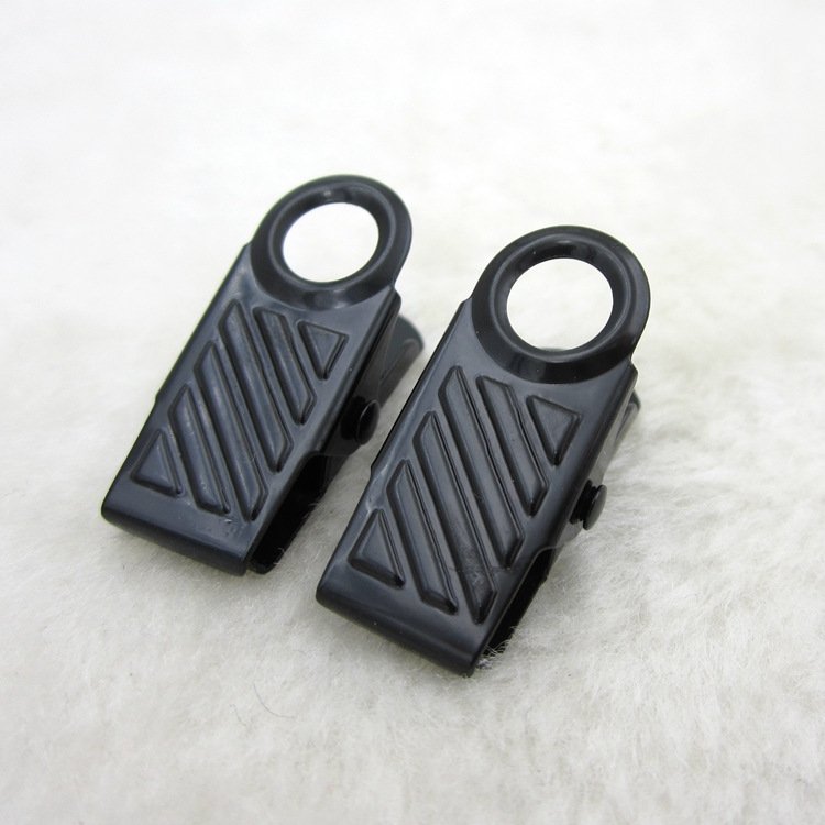 id badge holder clip black metal custom badge clip