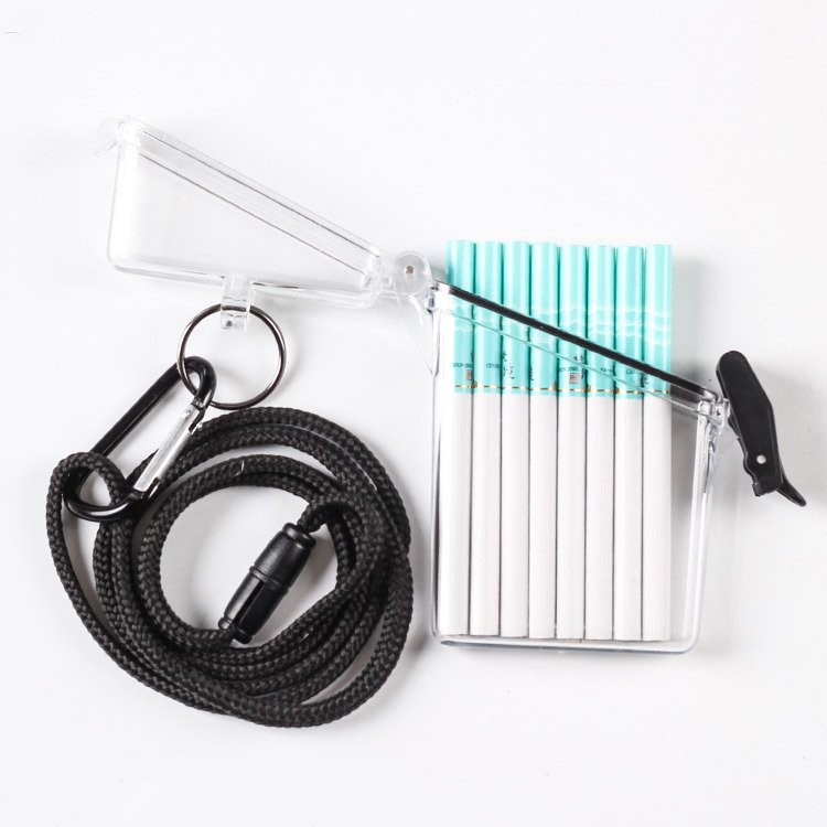 Waterproof ID Card Badge Holder Case Waterproof Sports Case Vertical Badge Holders with Lanyard and Keychain