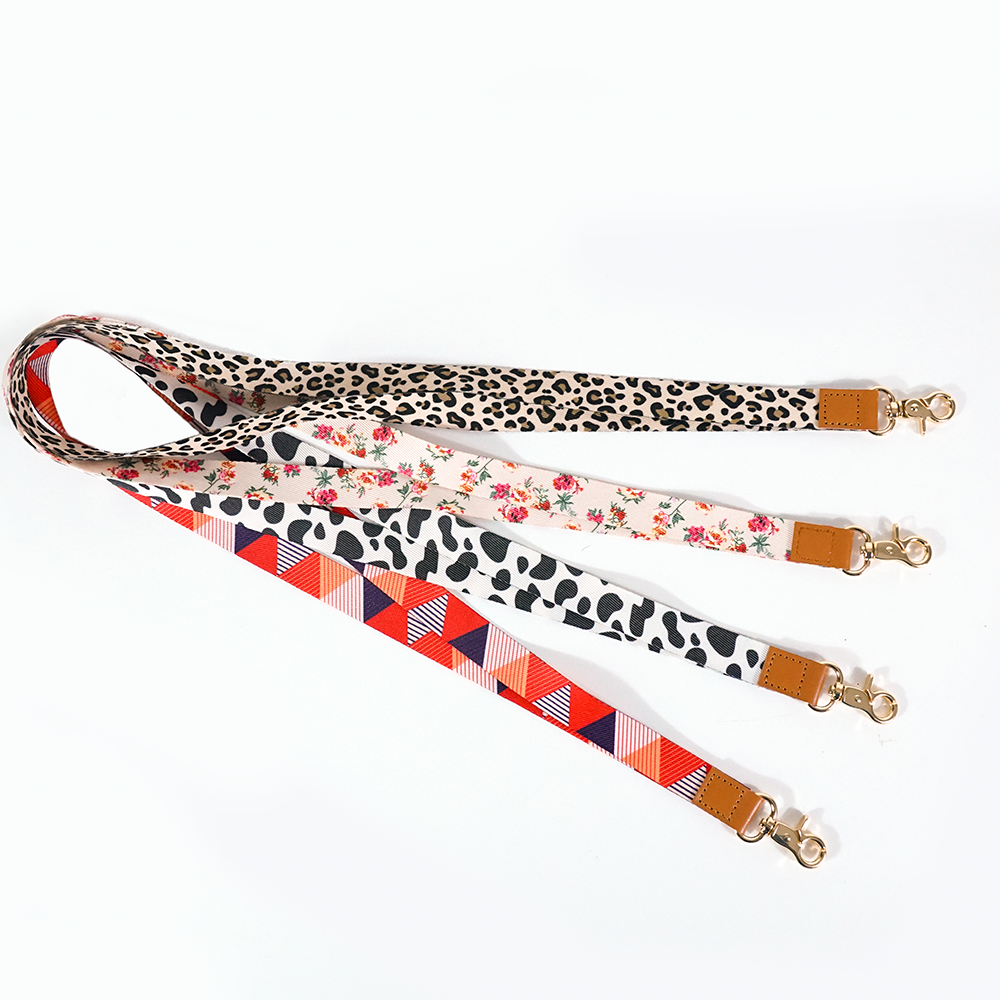 Plain Nylon Keychain Phone Promotion Custom Lanyard With Logo