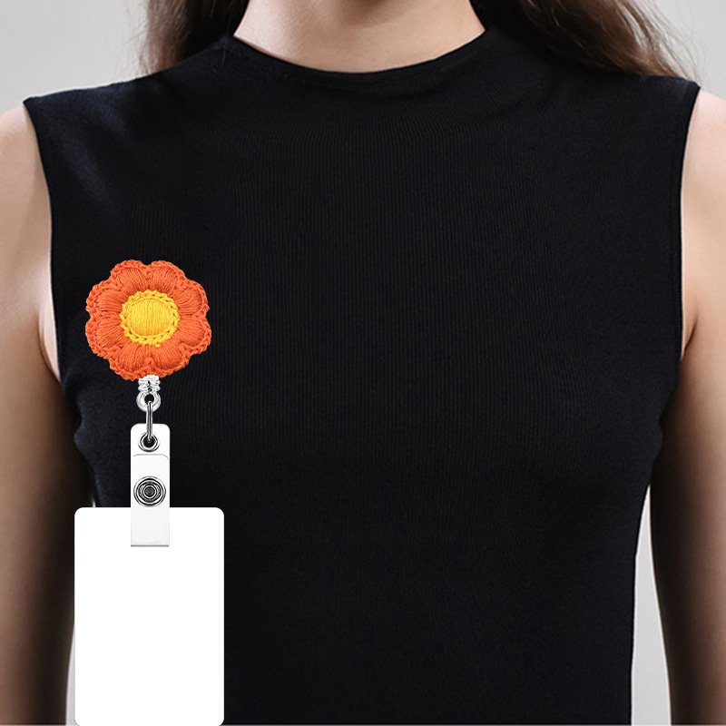 Badge Reel Retractable promotional Badge Holder Nursing Name ID Badge Reel Accessories with 360 Degree Swivel Alligator clip